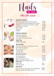 Nails By Tani Price List