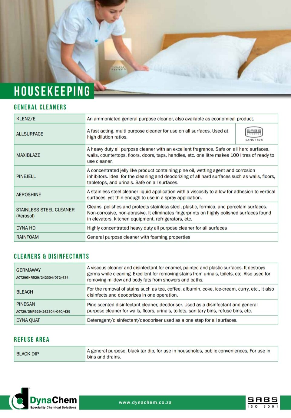 Housekeeping