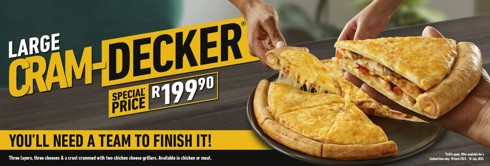 large-cram-decker-header Debonairs Promotion