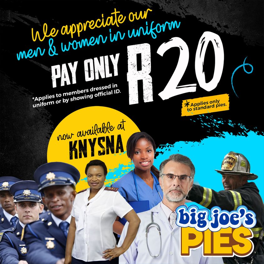 Big Joe's Pies Knysna Uniform