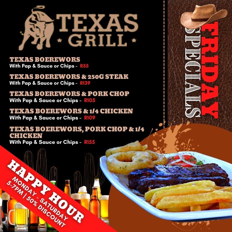 Texas Grill Friday Special