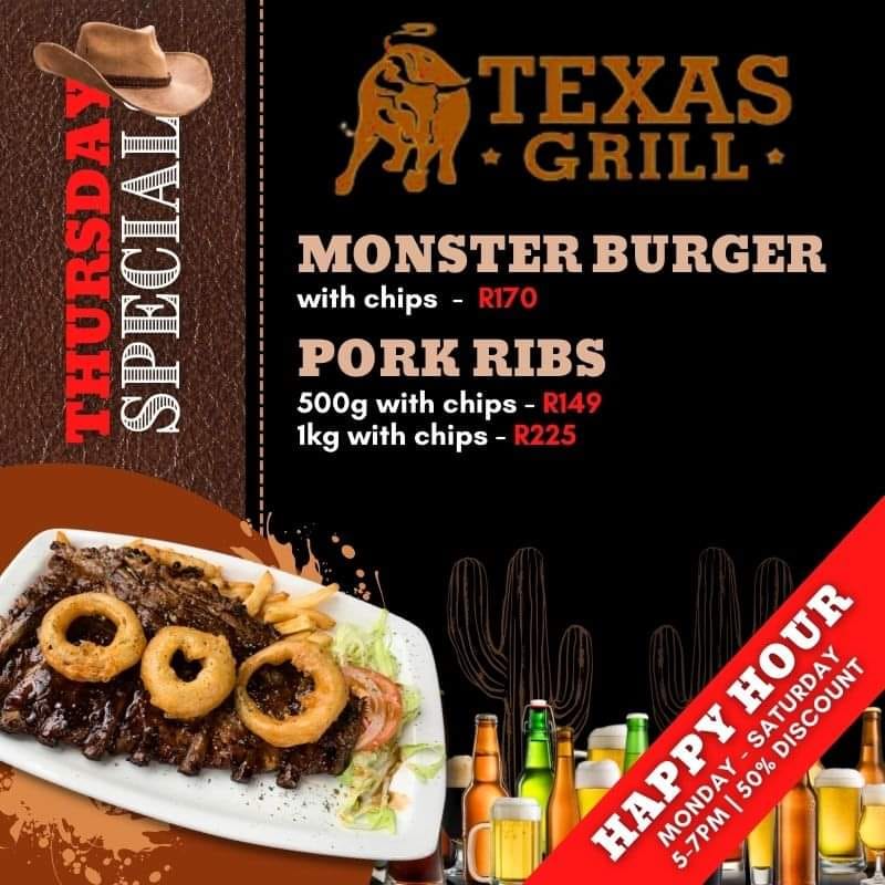 Texas Grill Thursday Special