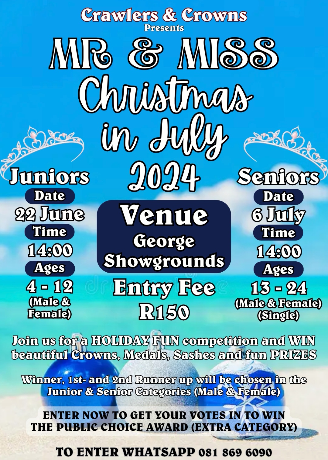 mr & miss christmas in july