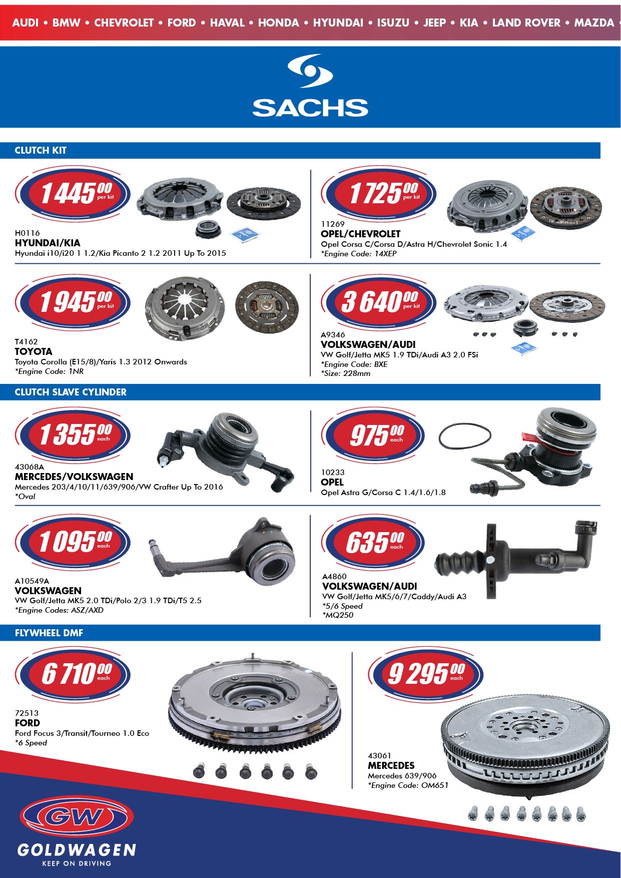 Goldwagen Specials