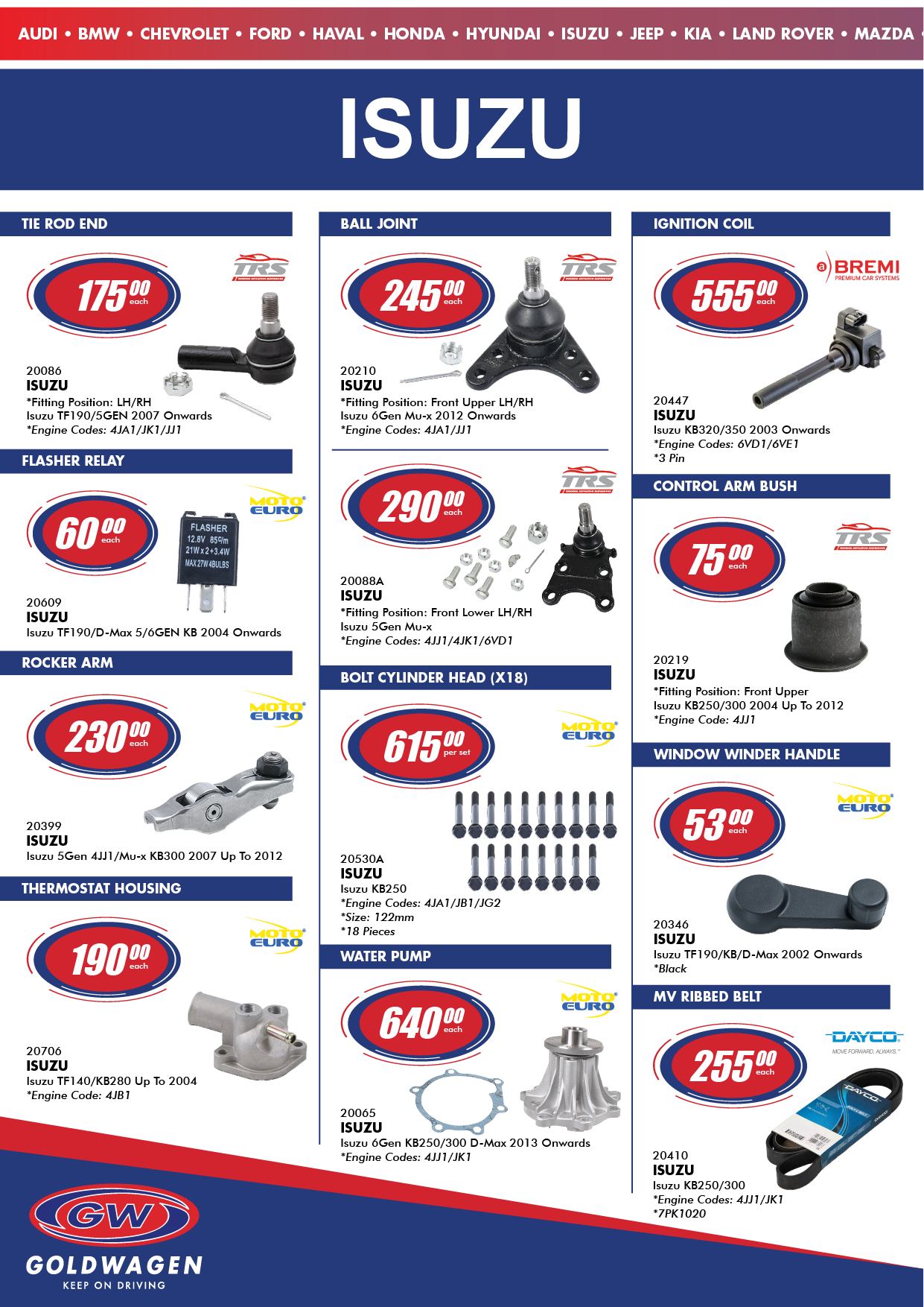 Goldwagen Specials