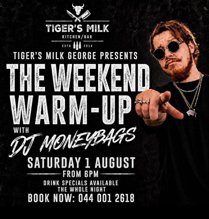 Moneybags Events Tigers Milk George