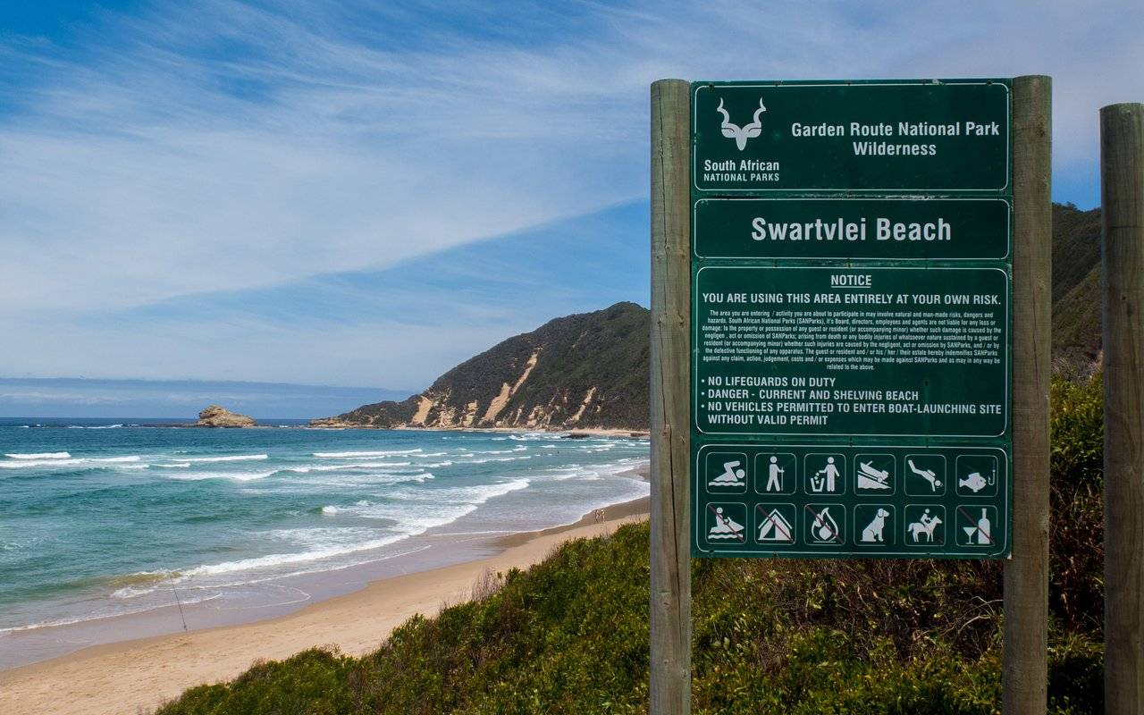 swartvlei-beach rules